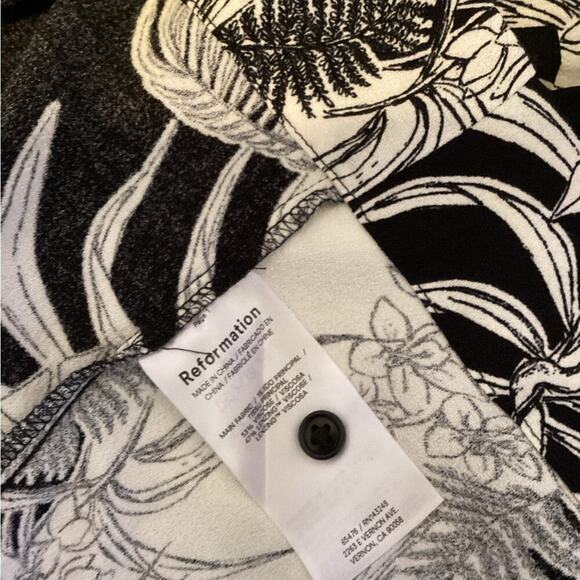 REFORMATION CUBA TROPICAL BUTTON DOWN SIZE SMALL 1257 - Picture 8 of 8